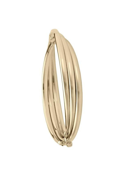 YELLOW GOLD FANCY BANGLE
