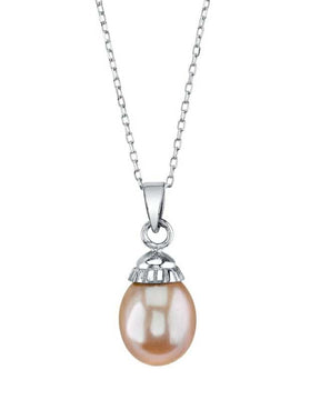 Pink Freshwater Cultured Pearl Devon Pendant