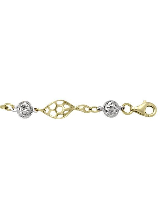 TWO TONE HOLLOW FANCY LINK