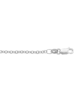 N1012 - WHITE GOLD OPEN CABLE LINK