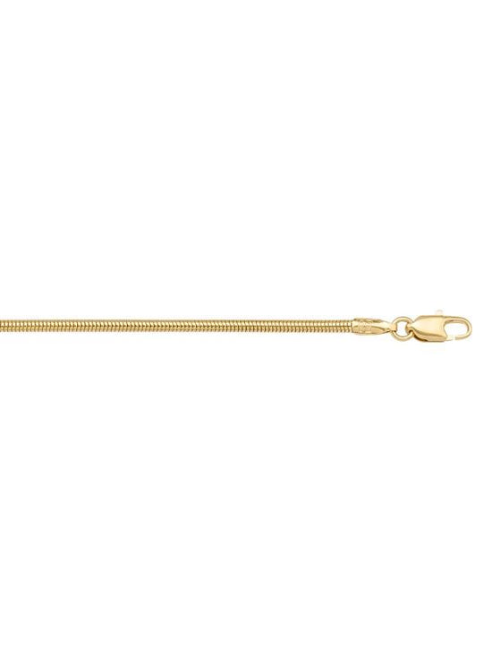 N131 - YELLOW GOLD ROUND SNAKE LINK