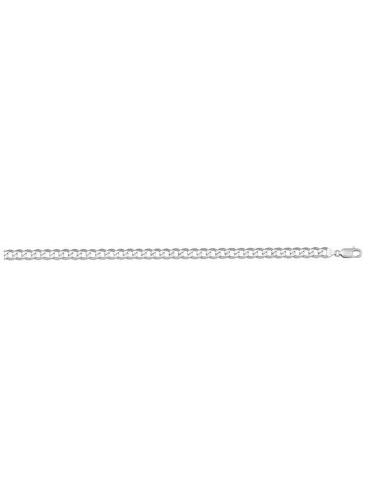 N202W - WHITE GOLD SOLID OPEN LINK