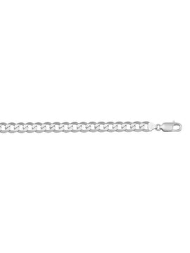 N205W - WHITE GOLD SOLID OPEN LINK