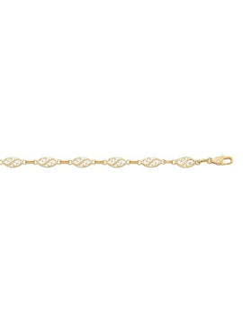 N403 - YELLOW GOLD FILIGRI LINK