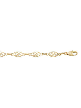 N405 - YELLOW GOLD FILIGRI LINK