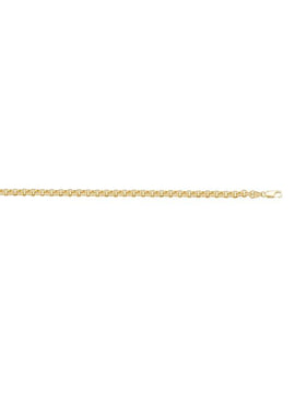 N606 - YELLOW GOLD HOLLOW ROLO LINK
