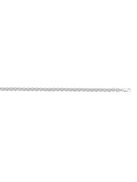 N606W - WHITE GOLD HOLLOW ROLO LINK