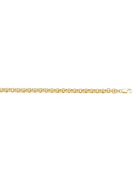 N607 - YELLOW GOLD HOLLOW ROLO LINK