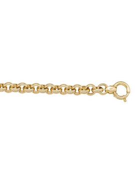 N608 - YELLOW GOLD HOLLOW ROLO LINK
