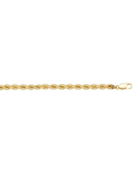 N618 - YELLOW GOLD HOLLOW ROPE LINK