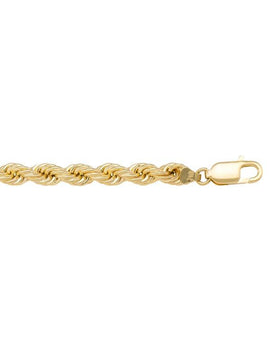N621 - YELLOW GOLD HOLLOW ROPE LINK
