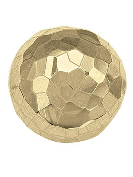 TA144 - YELLOW GOLD DIAMOND CUT BALL EARRING