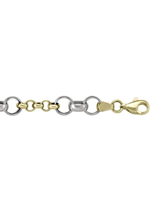 TWO TONE HOLLOW ROLO LINK